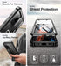 Dexnor Full Body Case for Samsung Galaxy S20 Ultra, Built-in Screen Protector and Kickstand, Heavy Duty Military Grade