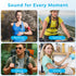QUEENLINK 10H IPX7 5.3, Wearable Bluetooth Speaker, Working Time Clip On Portable Mini Personal Speaker, Waterproof