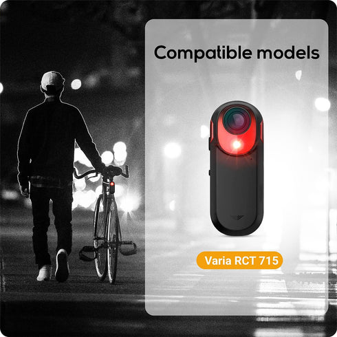 TUSITA Bike Seat Post Mount, Compatible with Garmin Varia RCT715, Round, D Shaped, Aero Seat Post Compatibility