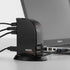 Amazon Basics 7 2.0 5V/4A Port USB Hub Tower with Power Adapter, Plug and Play, Charging Ports, Black