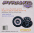 Pyramid 6.5 Inch Car Woofer Speaker - 300 Watt High Powered White Injected Polypropylene Cone Car Audio Sound Component Speaker System w/ High-Temperature Kapton Voice Coil, 4 Ohm, 40oz Magnet - WX65X