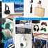 SOKUSIN Headphone Stand - Adhesive Gaming Earphones Hanger, Universal Desk Wall Mount Hook for Headphones, White