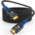 Snowkids 8K Long HDMI Cable 30 ft, Non-Slip Nylon Braided, 48Gbps Ultra
