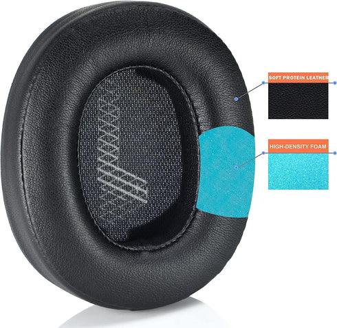 Ultra Soft Memory Foam Ear Pads for JBL Live 500BT Wireless Headphones - Black Replacement Ear Pads.