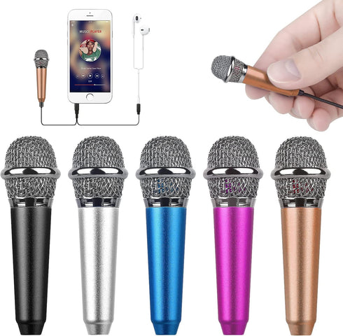 Mini Portable Vocal/Instrument Microphone for Voice Video Recording, Singing, Vlogging, Podcasting for iPhone Android