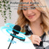 GELRHONR 3.5mm 3.5mm(1/8") 4.9FT Lavalier Microphone, TRRS Plug Invisible Lapel Microphone Wired for Phone, PC, Camera
