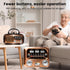 Bingxue MP3 Vintage Portable Radio with Bluetooth & TWS, AM/FM/SW Reception, Solar/D Battery/USB Charging, Player, TF