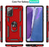 Androgate Galaxy Note 20 Case with HD Screen Protectors, Military-Grade Metal Ring Holder Kickstand, Shockproof Cover