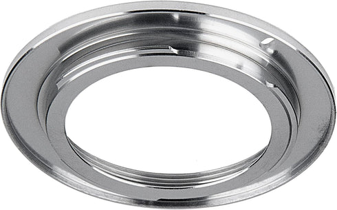Fotodiox Chrome Lens Mount Adapter (Type 2) - M42 Lens to Nikon F Mount D/SLR Cameras