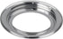 Fotodiox Chrome Lens Mount Adapter (Type 2) - M42 Lens to Nikon F Mount D/SLR Cameras