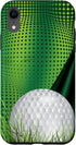 Green Abstract Background iPhone XR Golf Ball Phone Case Gift - Perfect for Golf Lovers!