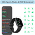 KALINCO Smart Watch for Men Women, 1.8" Fitness Tracker with Heart Rate/SpO2/Stress/Sleep Monitor, Alexa Built-in, 100+