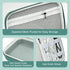 EVA Electronic Accessories Storage Case, Large Shockproof Waterproof Bag for Electronics Organizer, Green, Double Layer
