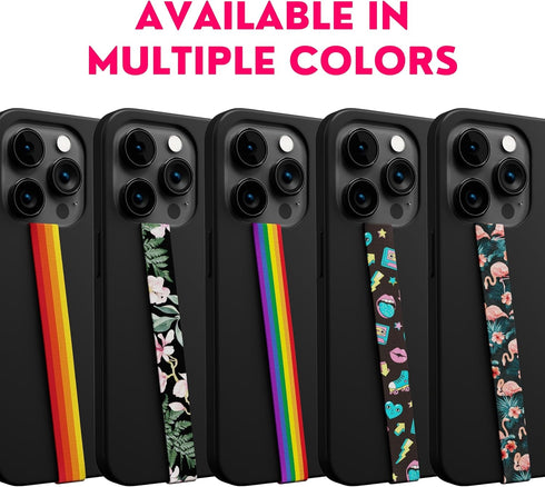 Phone Loops Silicone Elastic Phone Grip Strap, Light and Discreet Phone Holder for Hand, Secure Phone Grip Strap