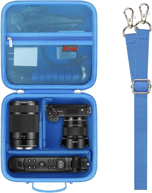 Elonbo Carrying Case for Sony ZV-E10 / ZVE10 II Mirrorless Camera, Portable