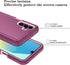 Qinmay A16 5G 3-Layer A16,WineRedPink Phone Case for Samsung Galaxy Case with HD Screen Protector, Heavy Duty