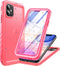 Cozycase Waterproof iPhone 11 Case with Built-in Screen Protector, Full-Body Rugged Bumper Cover, Shockproof (Pink)