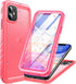 Cozycase Waterproof iPhone 11 Case with Built-in Screen Protector, Full-Body Rugged Bumper Cover, Shockproof (Pink)