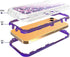 Asuwish iPhone 12 Mini Case 5.4" - Bling Liquid Glitter, Clear Hybrid Silicone, Military Grade Protection, Purple.
