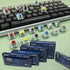Kutethy X Gateron Jade Series Dual-Stage Spring Pre Lubed Switches Silver V3 Pro, 3-Pin 45gf Linear/RGB/LED Switches