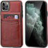 KIHUWEY iPhone 11 Pro Max Case Wallet with Credit Card Holder, Premium Leather Magnetic Clasp, Heavy Duty Cover