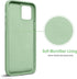 Hython Case for iPhone 12 & 12 Pro with Ring Stand, 360° Rotatable Magnetic Kickstand, Matcha Green