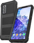 ENCASED Falcon Armor for Samsung Galaxy S20 FE - Protective Heavy Duty Full Body Phone Case, Black