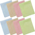 Wisdompro 8-Pack 5.7 x 6.9 Inches Microfiber Cleaning Cloth for Camera Lens, Glasses,