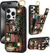 Petitian for iPhone 15 Pro Wallet Case - Women Girls Cute Girly Aesthetic