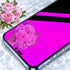 Compatible with iPhone 15 Pro Privacy Screen Protector, 28 Degree Anti Spy 2 Pack Gradient Colorful Anti-Blue Light