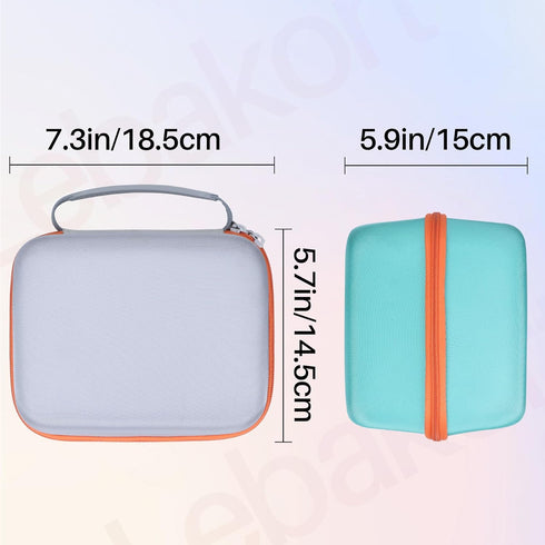 Hard Case Compatible with Yoto Player Kids Bluetooth Speaker, Kids Audio Music Player, Audiobook Cards Radio (Pink +
