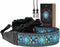 Padwa Lifestyle Camera Strap - 2" Full Grain Leather Ends, Vintage Embroidered Cotton Weave, Padded Strap for All