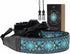 Padwa Lifestyle Camera Strap - 2" Full Grain Leather Ends, Vintage Embroidered Cotton Weave, Padded Strap for All