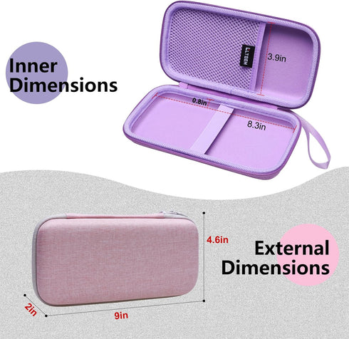 Hard Case for Texas Instruments TI-84 Plus CE/TI-84 Plus/TI-Nspire CX II CAS/TI-83 Plus Graphing Calculators (White)