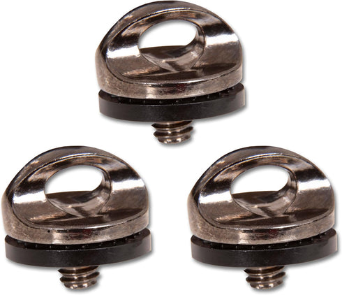 Camera Tripod Adapter Ring - Quick Install/Release 1/4"-20 Neck and Wrist Strap Mount for Camera Slings, 3-Pack