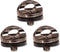 Camera Tripod Adapter Ring - Quick Install/Release 1/4"-20 Neck and Wrist Strap Mount for Camera Slings, 3-Pack