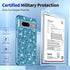 Glitter Case for Google Pixel 8A, Slim Ultra Thin Matte Back Shockproof Protective Cover for 6.1-inch Pixel 8A (Blue)