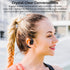 TOZO OpenEgo True Wireless Open Ear Headphone, Black, 5.3 Bluetooth Sport Earbuds with 80H Playback