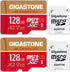 Gigastone 128GB Micro SD Card 2-Pack, 4K Video Recording for GoPro, Action Camera, DJI, Drone, R/W up to 100/50 MB/s