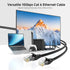 10Gbps 6 6ft, 6 Cat6 Cable Matters Snagless Cat Ethernet Cable - Cat Cable, Cord, Ethernet Cord, Black