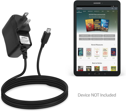 BoxWave Charger Compatible with Samsung Galaxy Tab E Nook - Wall Charger Direct (5W), Wall Plug Charger by BoxWave
