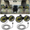 Tujoe 2 Pcs Dual Car Seat Fans for Portable USB Backseat Cooling 12v