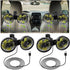 Tujoe 2 Pcs Dual Car Seat Fans for Portable USB Backseat Cooling 12v