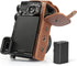 MegaGear Genuine Leather Camera Case for Sony Alpha a6700 (16-50mm) - Stylish Protective Brown Case