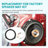 6.5 Inch Front Rear Door Speaker Spacer W/Speaker Wiring Harness for 2012-2020 Ford Mustang/Fusion/Focus/Escape/Fiesta/Edge, 6.5 Speaker Adapter Kit for F150 Transit
