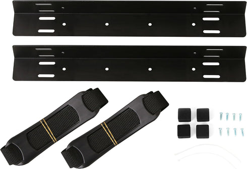 VIVO Under-Desk and Wall Mount PC Holder with Adjustable Strap and Steel Bracket, Black, MOUNT-PC02S