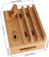 Bamboo Wood Desktop Organizer Charging Docking Station Charger Holder Cradle Charge Stand compatible with iPhone 13 12