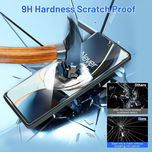 TQLGY OnePlus Nord N30 5G Screen Protector 3 Pack, Ultra HD Tempered Glass, 9H Hardness, Anti-Scratch, Easy Install.
