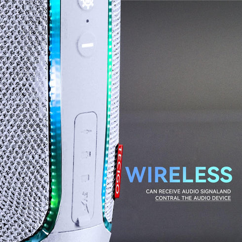 TECIGO Speaker10 5.3, Portable Bluetooth Speakers Outdoor Portable Bluetooth Hours of PlaytimeBluetooth Wireless