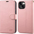 OCASE iPhone 15 Plus Wallet Case, PU Leather Flip Folio Case with Card Holders, RFID Blocking Kickstand [Shockproof TPU